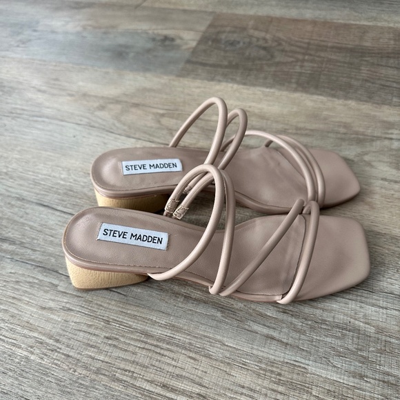 STEVE MADDEN ASSURED BLOCK HEEL SANDAL SZ 7M - Picture 6 of 10